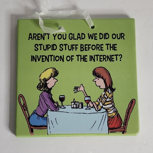 Ceramic Tile Wall Hanging green - Picture 1 of 3